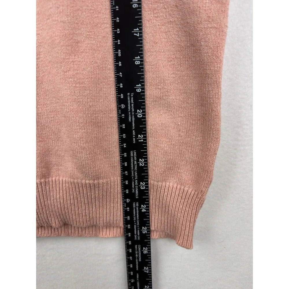 BTFBM Sweater‎ Womens XL Pink Ruffle Henley Coquette Twee Cottagecore Knit